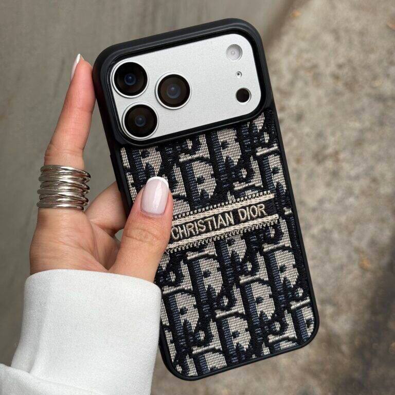 قاب دیور Dior پارچه ای آیفون